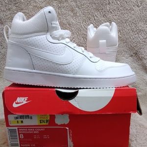 Nike Womens Court Borough Mid Trainers 844906-110